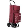 Carrello Della Spesa Pieghevole Rolser Big Polar – Telaio In Alluminio Con 2 Grandi Ruote E Borsa Smontabile, Colore Blu Marino