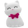 [D]hink DHINK - Luce notturna LED gatto - Lampada notturna in silicone per cameretta dei bambini e dei bambini - Lampada da comodino per bambini - Regalo per nascita, bianco