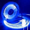 iNextStation 5M Strascia LED COB Blu, 12V Strisce LED Dimmerabile CRI93+, Tagliabile Adesive Luci Luminosa per Cucina Camera Retroilluminazione TV PC Bar Vetrine Pasqua Decorare con Alimentatore
