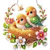 Bowetile Diamond Painting - Ciondolo a forma di animale, decorazione per finestre, per adulti, bambini, decorazione da appendere a parete, finestra, giardino, idea regalo