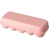 Koziol EGGS TO GO Portauova per 10 uova, contenitore con chiusura a clip, contenitore per uova per frigorifero, scatola per uova in plastica, contenitore per uova (rosa dolce, 10 uova)