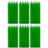 H Hansel Home - Candele per candelabro, cera,Set di 24 pezzi,Altezza 17.5 cm,Ø1.8cm, Candele a bastoncino (colore verde)