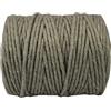 APREGGIO Corda Macramé 3mm x 100m, Filato di Cotone a Torsione Singola (Single Twist) per Arazzi, Portapiante e Decorazioni DIY - Colore: Arachide