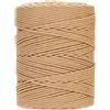 GOHOF Cordoncino macramè, 4 mm x 300 m, in cotone macramè, 4 fili intrecciati in morbido cotone, uno dei materiali più perfetti per l'arte macramè, filo di cotone senza sostanze chimiche (latte)