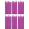 H Hansel Home - Candele per candelabro, cera,Set di 24 pezzi,Altezza 17.5 cm,Ø1.8cm, Candele a bastoncino(colore lilla)