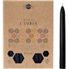 Danilovo 10 Candele Decorative Lunghe in Cera d'Api Nero - Candele Cera d'Api Naturale a Combustione Lenta per Ogni Occasione - Profumate al Miele, per una Casa Accogliente