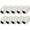 Digitus Accoppiatora modulare Digitus DN-93905-10 CAT 6A Argento 10pz [DN-93905-10]