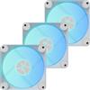APNX Ventola 120x120 Apnx FP1-R Reverse Blade PWM ARGB Bianco 3pz