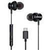 Hamlet Auricolari Hamlet HHEADM-IEC USB-C in-ear con microfono Nero [HHEADM-IEC]