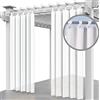 Ferocity Tenda per Esterni Impermeabile Set 2X 220 x 155 cm Impermeabile per Patio Portico Anteriore pergola per Giardino Cortile Balcone (2 Pezzi) Bianca FIRAN [129]