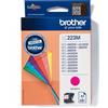 Brother lc223m cartuccia d'inchiostro 1 pz originale magenta