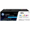 Hp confezione da 3 cartucce toner ciano/magenta/giallo originale ad alta capacità laserjet 201x