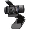 Logitech c920s hd pro webcam, videochiamata full hd 1080p/30fps, audio stereo chiaro, correzione luce hd, privacy shutter, per skype, zoom, facetime, hangouts, pc/mac/laptop/tablet/xbox, nero