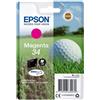 Epson golf ball singlepack magenta 34 durabrite ultra ink