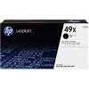 Hp cartuccia toner originale nero ad alta capacità laserjet 49x