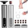 Bacxzomx Pedicure Elettrico Professionale Piedi 2 in 1, Rimuovi Calli Piedi Elettrico con 9 Velocità Regolabili, Lima Elettrica per Piedi, Fresa per Calli e Duroni Piedi, Raspa Elettrica per Piedi