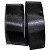 Reliant Ribbon 92575W-031-40K - Nastro in raso Value Wired Edge, nero, 2-1/2 x 50 m