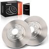 Frankberg Set di dischi freno incl. 2x Dischi Freno Posteriore Pieno Diametro276mm Compatibile con GT 937 156 Sportwagon 932 156 932 147 937 Replace# 46542702