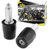 Area1 Terminali Manubrio Universali/Pesi Manubrio Antivibrazione per Moto - Compatibili con KTM Duke, SMC/R, SMT, EXC-F, SX-F, R nineT, M1000R/XR, S1000R/XR, F800R, R1200R, G310GS/R, F/G650GS