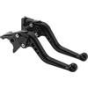 TUCKBOLD Leve freno frizione corti per Triumph Trident 660 2021-2024 6 Posizioni Regolabili Leva freno manubrio moto in lega di alluminio nero solido 1 coppia