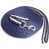 Pferdelinis Guinzaglio Longe per cavalli, ideale per lavori a terra, ginnastica, lunghezza 8 m (blu scuro crema)