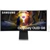 SAMSUNG - Monitor 34' OLED Curvo Gaming Odyssey G8 LS34DG850SUXEN UWQHD 3440 x 1440 Pixel Tempo di Risposta 0.03 ms Frequenza di Aggiornamento 175 (Hz - SPEDIZIONE GRATUITA