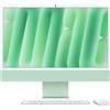 APPLE - 24-inch Imac With Retina 4.5k Display: M4 Chip With 10-core Cpu And 10-core Gpu, 24gb, 512gb Ssd - Green (md2q4d /a) Layout QWERTZ - SPEDIZIONE GRATUITA