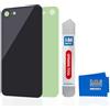 MMOBIEL Vetro posteriore di ricambio compatibile con iPhone SE 2020/8-4,7 pollici - Cover posteriore in vero vetro - incl. strumento di apertura e adesivo - nero