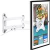 PlusAcc Supporto a parete universale per Show 15, VESA 100x100 supporto monitor con rotazione a 360° e inclinazione - perfetto per display intelligenti fino a 27 pollici