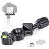 koolehaoda Piastra a sgancio rapido in alluminio QR Clamp Adatto Arca Swiss Standard per treppiede Testa a sfera Monopiede Staffa L