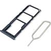 Eonpam Vassoio Carta SIM per (Samsung Galaxy A32 4G) qualità Originale Porta Scheda SIM Ricambio Slot Scheda Memoria SD con Pin della Scheda SIM(Nero)