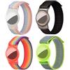 Dingfeiyu Braccialetto per bambini e adulti per Apple Airtag, custodia in morbido nylon per Airtag, cinturino leggero per orologio da polso per bambini