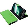 foto-kontor Custodia compatibile con Doro Aurora A30 Book Style Case Cover Smartphone protettiva Portafoglio per cellulare Borsa a libro Supporto per telefono verde