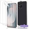 Euukzzea Pellicola Protettiva per Samsung Galaxy S25 FE, 3 Pezzi Morbido HD TPU Pellicola e 2 Pezzi Vetro Temperato Fotocamera, Anti Graffio Senza Bolle Protector