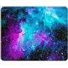 AOKSUNOVA Tappetino per il mouse piccolo con motivo Mouse Pad 21 x 26 cm Galassia Blu