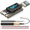 Meshnology Scheda di sviluppo ESP32 LoRa V4 + Modulo GNSS L76, ESP32-S3 SX1262 LoRa WiFi Bluetooth aggiornato con 2MB PSRAM, 16MB Flash, antenna 915MHz, OLED, supporto GPS solare per Arduino