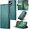 Rerzoiro Cover per Xiaomi Redmi 12 4G/5G Custodia Portafoglio [Blocco RFID] Premium Pelle PU Wallet Case Flip Libro con Porta Carte Slot Supporto Flip Case per Xiaomi Redmi 12 4G/5G, Blu-verde