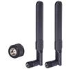 Bingfu Antenna WiFi Bidanda 2,4GHz 5GHz 5,8GHz SMA Maschio per Telecamere IP di Sicurezza Vedio Wireless Registratore di Sorveglianza Telecamera di Retromarcia Camion Monitor di Retromarcia,2 Pacchi