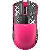 ATTACK SHARK X11 SE Mouse da Gaming Wireless, Sensore PixArt PAW3311, BT/2.4G Wireless/Cablato, 22000 DPI, 65 Ore di Batteria, Mouse da Ufficio e Gaming per Win11/Xbox/PS/Mac (Rosso bacca + Nastro)