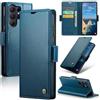 Rerzoiro Cover per Samsung Galaxy S26 Ultra Custodia Portafoglio [Blocco RFID] Premium Pelle PU Wallet Case Flip Libro con Porta Carte Slot Supporto Flip Case per Samsung Galaxy S26 Ultra, Blu