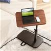 Jinfanshurich Tavolino a forma di C girevole a 360° e regolabile in altezza (45-80 cm), multifunzione con struttura in metallo, comodino e tavolino da caffè per soggiorno, camera da letto e ufficio