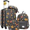 COOLIFE Set di Valigie per Bambini COOLIFE, Set di 5 Valigie, Valigia da 40,6 cm da Trasporto, Valigia con Custodia Rigida, con Ruote Girevoli, Valigia per Bambini, Valigie da Viaggio con Ruote, per Ragazze e