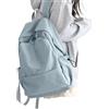 HYC00 Zaino da Scuola Media Ragazza Zaini Scuola Superiore Casual Daypacks Zaini Scolastici Zainetti Zaino Universita Donna 15.6 Pollici Laptop Bag per Viaggi Lavoro College Backpack,Blu L