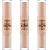 Catrice Cosmetics Catrice Magic Shaper Contour & Glow Stick, matita contorno contorno n. 020, multicolore, definitivo, risultato immediato, naturale, vegano, senza profumo, senza alcool, senza parabeni, confezione da 3