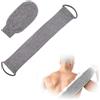 Lunpoem 2 PCS Spazzola Schiena Doccia Guanto Esfoliante in Fibra di Bambù, Accessori Bagno per Pulizia Profonda, Massaggio Esfoliante Corpo, Cura Pelle Uomo Donna, Portatile e Facile da Usare