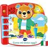 VTech Come Mi Vesto Oggi?, Libro Interattivo e Sensoriale per Bambini, Impara ad Associare Vestiti e Meteo, Più di 50 Melodie Incluse, Pagine Interattive, Lingua Italiana, Batterie Incluse, 12-36 Mesi