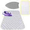 Zuxbolf Telo per Stirare sul Tavolo,Tappetino da Stiro,Coperta Termica per Stirare,Coperta da Stiro Portatile con Cuscino Poggiaferro in Silicone Adatta per la Stiratura a Vapore da Tavolo