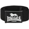 Lonsdale Gürtel Starbotton Cintura, Nero, 130 cm Unisex-Adulto