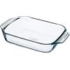 Pyrex Irresistible Teglia Rettangolare, in vetro borosilicato, 35x23x6cm, Trasparente