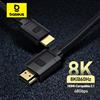 BASEUS Cavo Baseus compatibile HDMI per Xiaomi Mi Box 48Gbps digitale per PS5 PS4 8K 2.1 4K 2.0 Cavi splitter 8K/60Hz compatibili HDMI